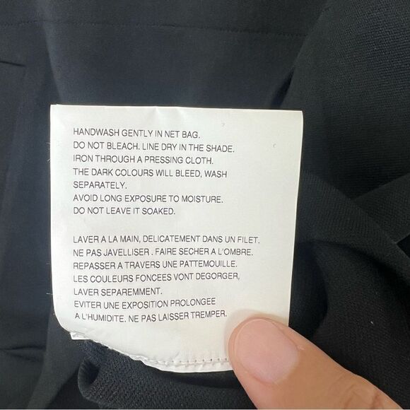 Comme des Garçons PLAY Black/Red Embroidered Heart Logo Pullover Hoodie Size XL - Picture 13 of 13